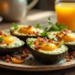 Baked Avocado Egg breakfast