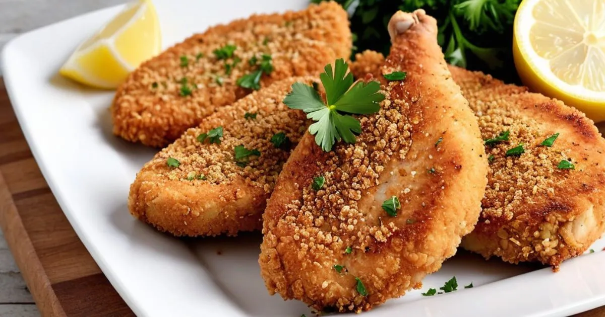 Cooked Chicken Cutlets in the Oven