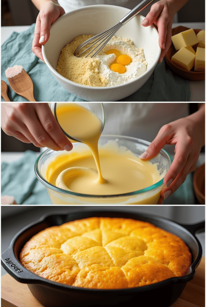 Southern Cornbread Recipe instructions