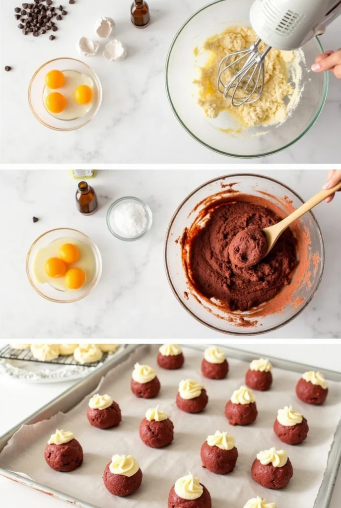 Crumbl Cookie Recipe Step-by-Step Guide for Copycat Crumbl Red Velvet Cookies